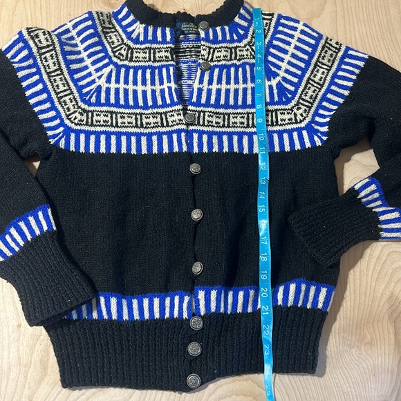 Vintage handmade Norwegian sweater all wool - Picture 4 of 5